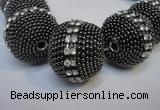 CIB426 25mm round fashion Indonesia jewelry beads wholesale