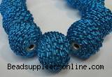 CIB451 24mm round fashion Indonesia jewelry beads wholesale