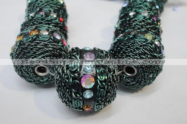 CIB461 25mm round fashion Indonesia jewelry beads wholesale