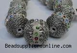 CIB465 25mm round fashion Indonesia jewelry beads wholesale