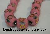 CIB481 15*16mm drum fashion Indonesia jewelry beads wholesale