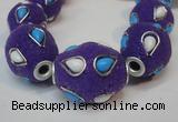 CIB492 18*23mm drum fashion Indonesia jewelry beads wholesale