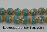 CIB550 22mm round fashion Indonesia jewelry beads wholesale