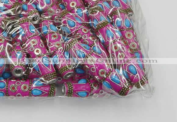 CIB566 16*60mm rice fashion Indonesia jewelry beads wholesale