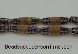 CIB609 16*60mm rice fashion Indonesia jewelry beads wholesale