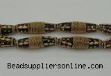 CIB612 16*60mm rice fashion Indonesia jewelry beads wholesale