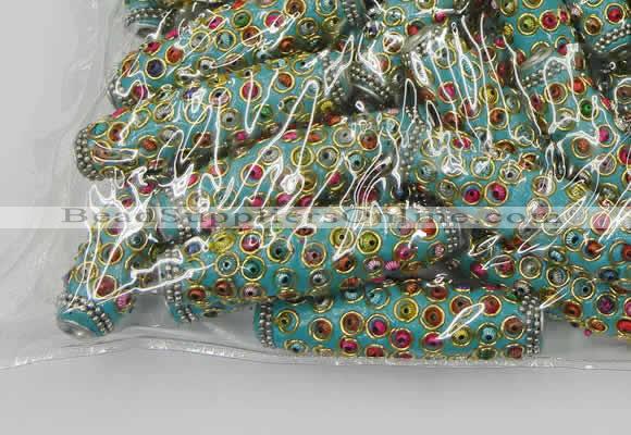 CIB622 16*60mm rice fashion Indonesia jewelry beads wholesale