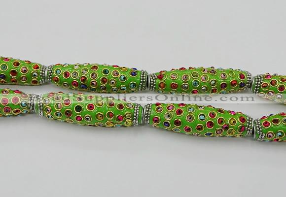 CIB626 16*60mm rice fashion Indonesia jewelry beads wholesale