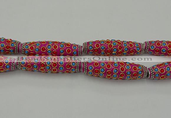 CIB634 16*60mm rice fashion Indonesia jewelry beads wholesale