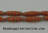 CIB635 16*60mm rice fashion Indonesia jewelry beads wholesale