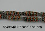 CIB640 16*60mm rice fashion Indonesia jewelry beads wholesale