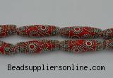 CIB648 16*60mm rice fashion Indonesia jewelry beads wholesale