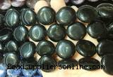 CIBS15 15 inches 20mm coin black obsidian gemstone beads wholesale