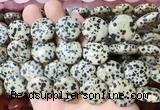 CIBS25 15 inches 20mm coin dalmatian jasper gemstone beads wholesale