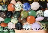 CIBS31 15 inches 20mm coin colorful gemstone beads wholesale