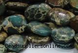 CIJ12 15.5 inches 15*20mm oval impression jasper beads wholesale