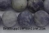 CIL112 15.5 inches 12mm round matte iolite gemstone beads