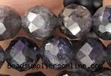 CIL122 15.5 inches 7mm faceted round iolite beads wholesale