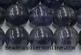 CIL128 15.5 inches 10mm round natural iolite beads wholesale