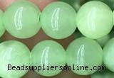 CJB310 15.5 inches 8mm round dyed green jade gemstone beads