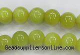 CKA06 15.5 inches 12mm round Korean jade gemstone beads