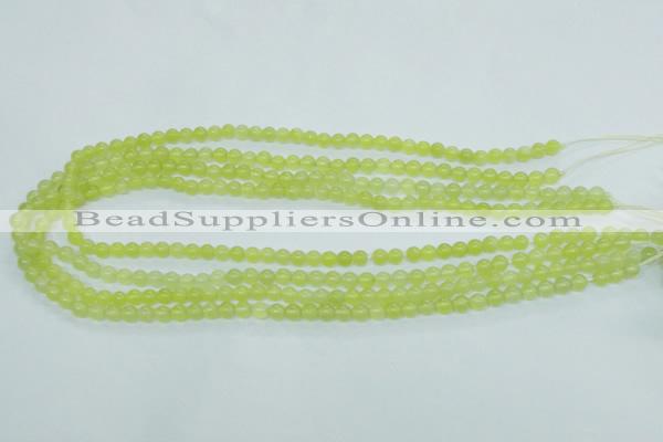 CKA102 15.5 inches 5mm round Korean jade gemstone beads