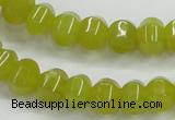 CKA14 15.5 inches 6*10mm rondelle Korean jade gemstone beads