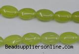 CKA243 15.5 inches 8*12mm oval Korean jade gemstone beads