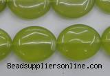 CKA248 15.5 inches 18*22mm oval Korean jade gemstone beads