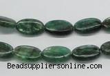 CKC111 16 inches 8*14mm oval natural green kyanite beads wholesale