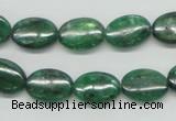 CKC112 16 inches 10*14mm oval natural green kyanite beads wholesale