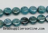 CKC21 16 inches 10mm flat round natural kyanite beads wholesale