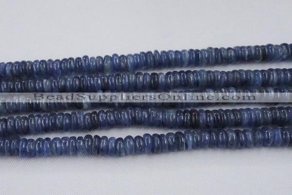 CKC504 15.5 inches 4*12mm rondelle natural Brazilian kyanite beads