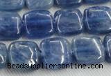 CKC522 15.5 inches 10mm square natural Brazilian kyanite beads