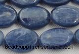 CKC535 15.5 inches 12*16mm oval natural Brazilian kyanite beads