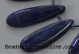 CKC541 Top drilled 10*25mm flat teardrop natural kyanite beads