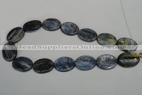 CKC57 15.5 inches 22*30mm oval natural kyanite beads wholesale