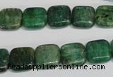 CKC62 15.5 inches 12*12mm square natural green kyanite beads