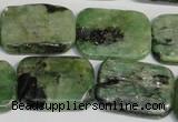 CKC69 15.5 inches 18*25mm rectangle natural green kyanite beads