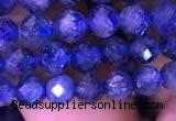 CKC731 15.5 inches 5mm faceted round kyanite gemstone beads