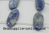 CKC75 Top drilled 11*25mm oval natural kyanite gemstone beads