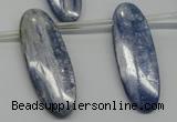 CKC77 Top drilled 12*35mm oval natural kyanite gemstone beads