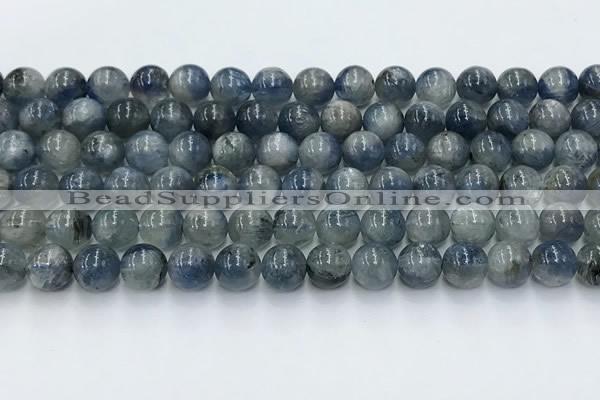 CKC775 15.5 inches 8mm round blue kyanite beads wholesale