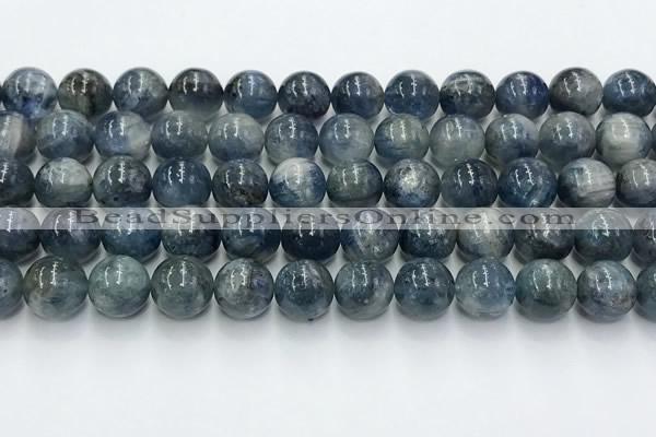 CKC776 15.5 inches 10mm round blue kyanite beads wholesale