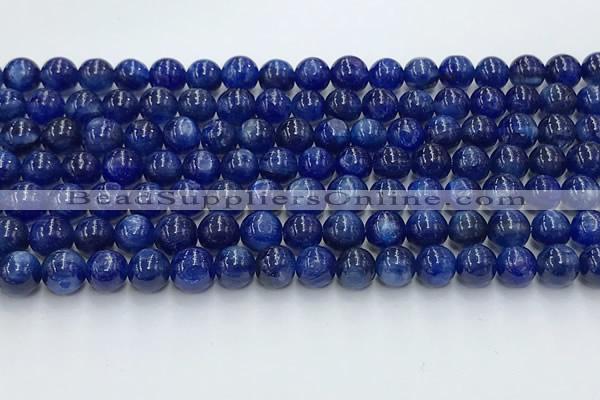 CKC778 15.5 inches 6mm round blue kyanite beads wholesale