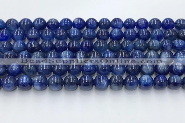 CKC779 15.5 inches 8mm round blue kyanite beads wholesale