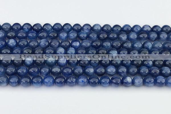 CKC805 15 inches 6mm round blue kyanite beads