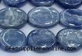 CKC818 15 inches 10*12mm - 10*14mm oval blue kyanite beads