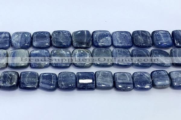 CKC826 15 inches 14*14mm - 16*16mm freeform blue kyanite beads