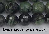 CKJ313 15.5 inches 10mm faceted round kambaba jasper beads